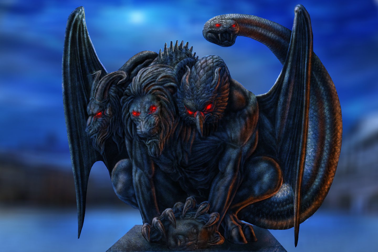 Тату-эскизы химеры