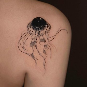 Тату-ескіз медуза