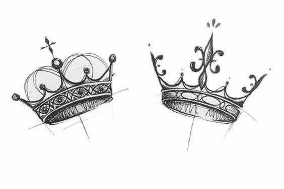 Тату эскизы корона