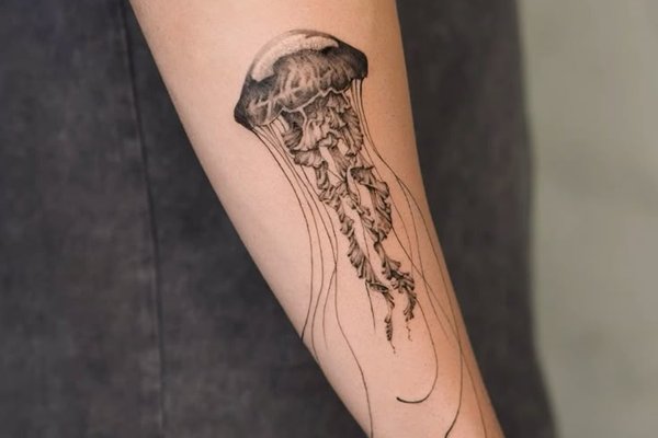 Тату-ескіз медуза