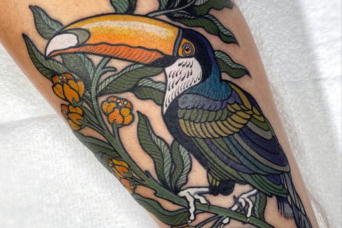 Тату - ескіз "Тукан"