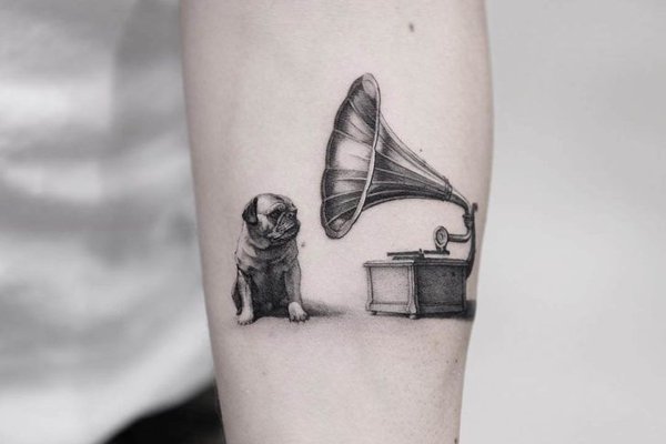 Тату ескізи грамофон