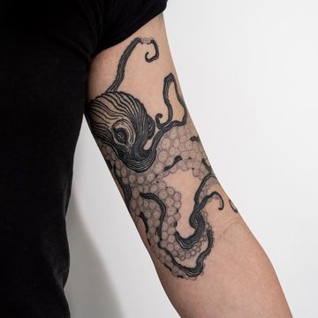 Тату ескізи восьминога