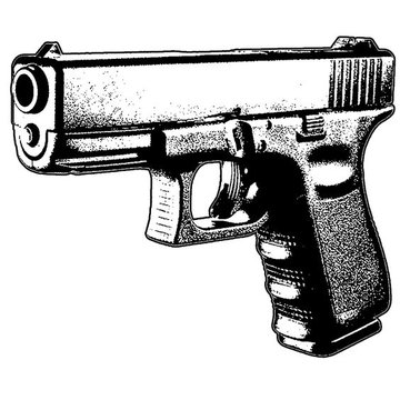 Тату-ескізи "Пістолет"