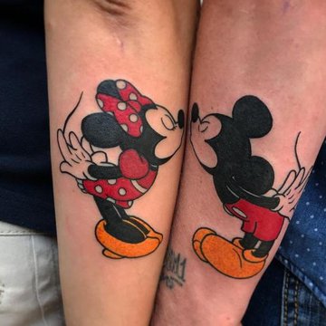 Тату эскизы  Микки Маус