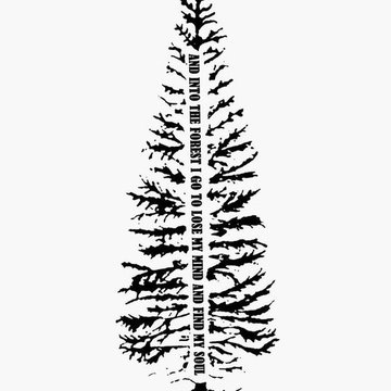 Тату эскизы ель