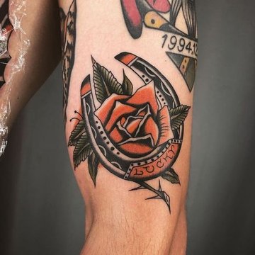 Тату эскизы подковы