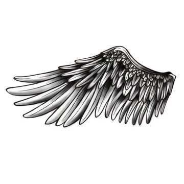 Тату ескізи крил