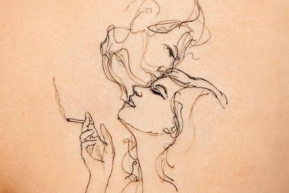 тату в стилі файн лайн