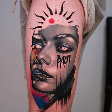 глітч-арт тату