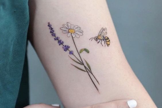 татуировка Маргаритки