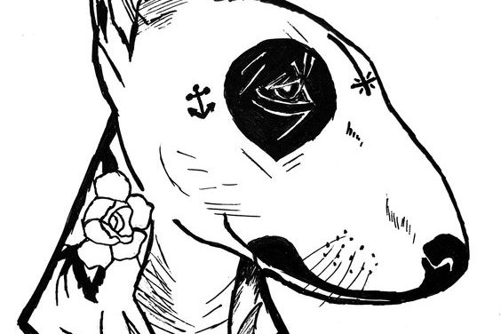 бультерьер тату