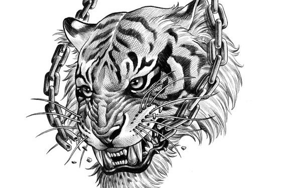 Тату ескізи «Тигр»