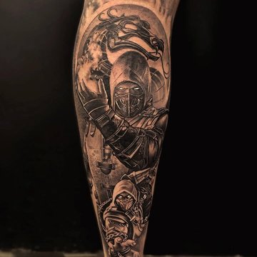 Mortal Kombat тату