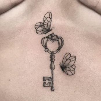 Тату ескізи ключ