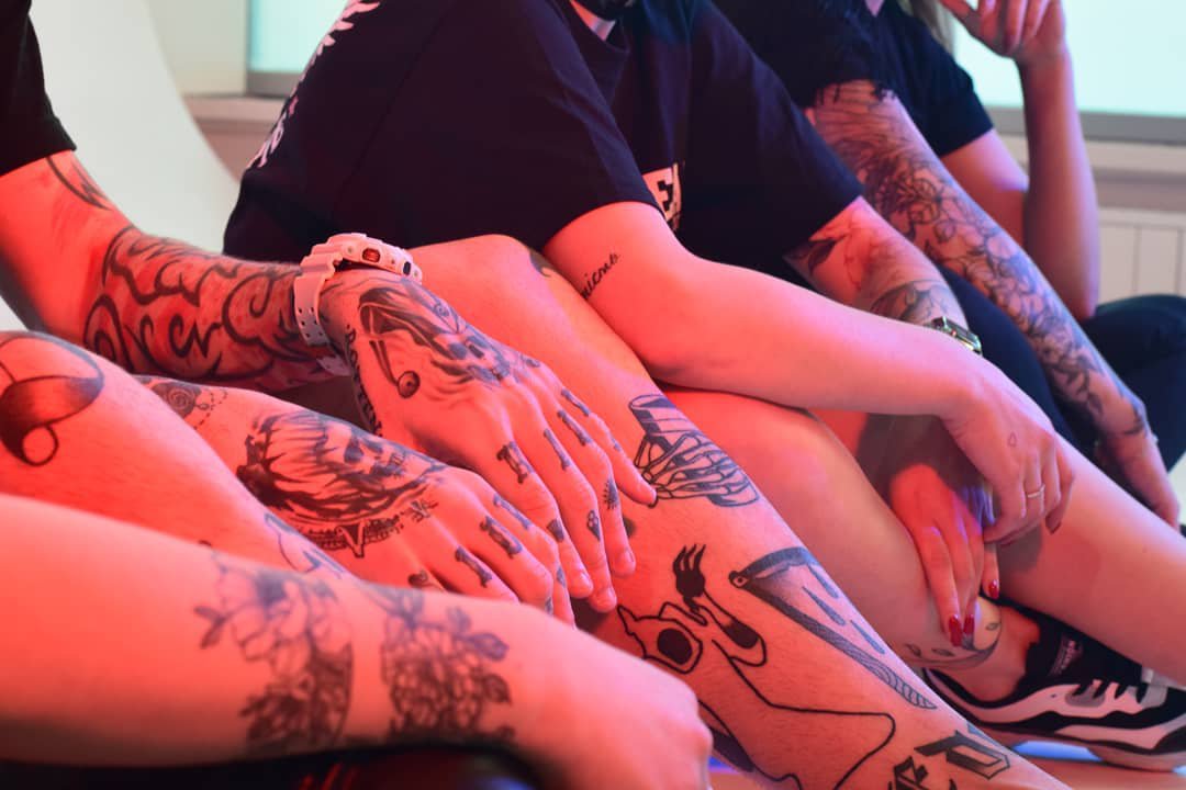 Яркое тату в Никополь