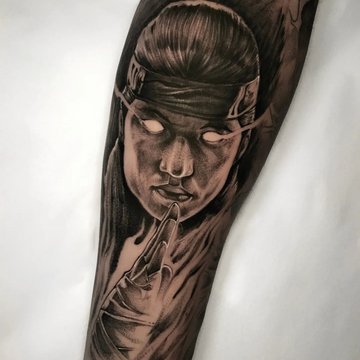 Mortal Kombat тату