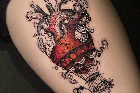 Тату ескізи повітряна куля