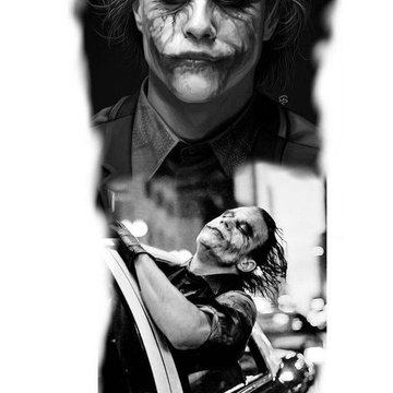 Тату эскизы джокера