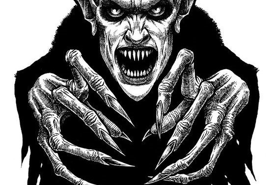 Тату-ескіз вампір