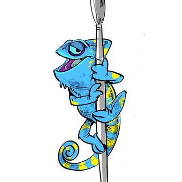 Тату-ескізи "Хамелеон"