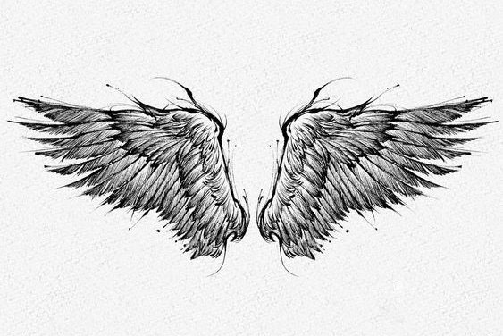 Тату ескізи крил