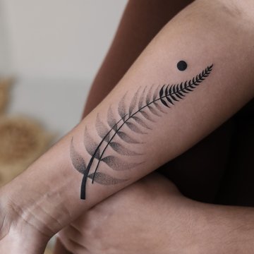 Тату папороть