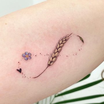 тату-эскиз бесконечность