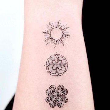 Тату на запястье