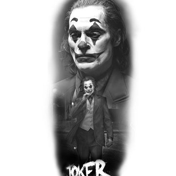 Тату эскизы джокера