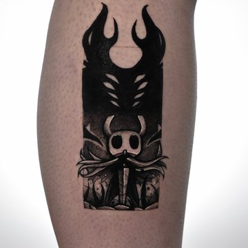 тату Hollow Knight, Порожній лицар тату