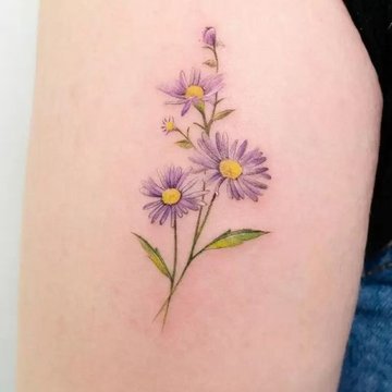 татуировка Маргаритки