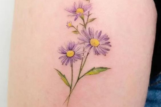 татуювання Маргаритки