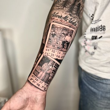 тату в честь семьи