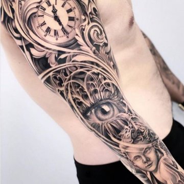 Тату рукав чоловічий