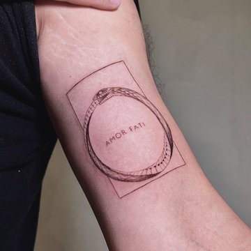 Уроборос Тату