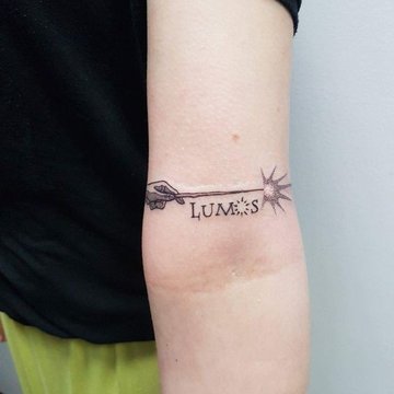 тату в стиле Гарри Поттера