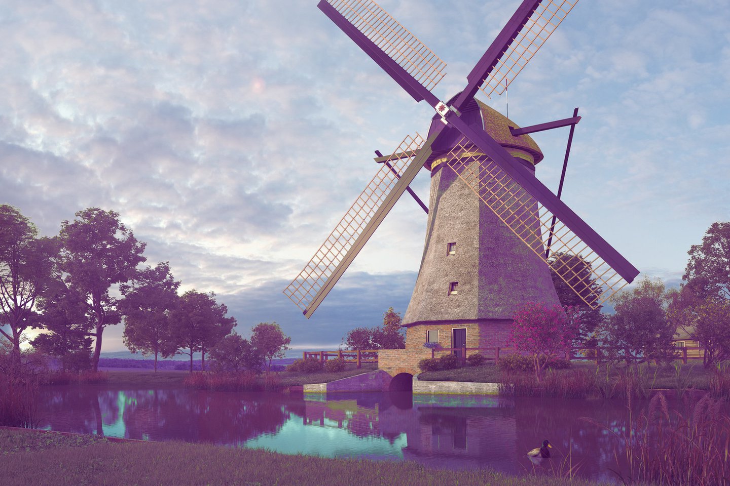 Тату-ескіз млин