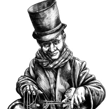 Тату эскизы кукловод