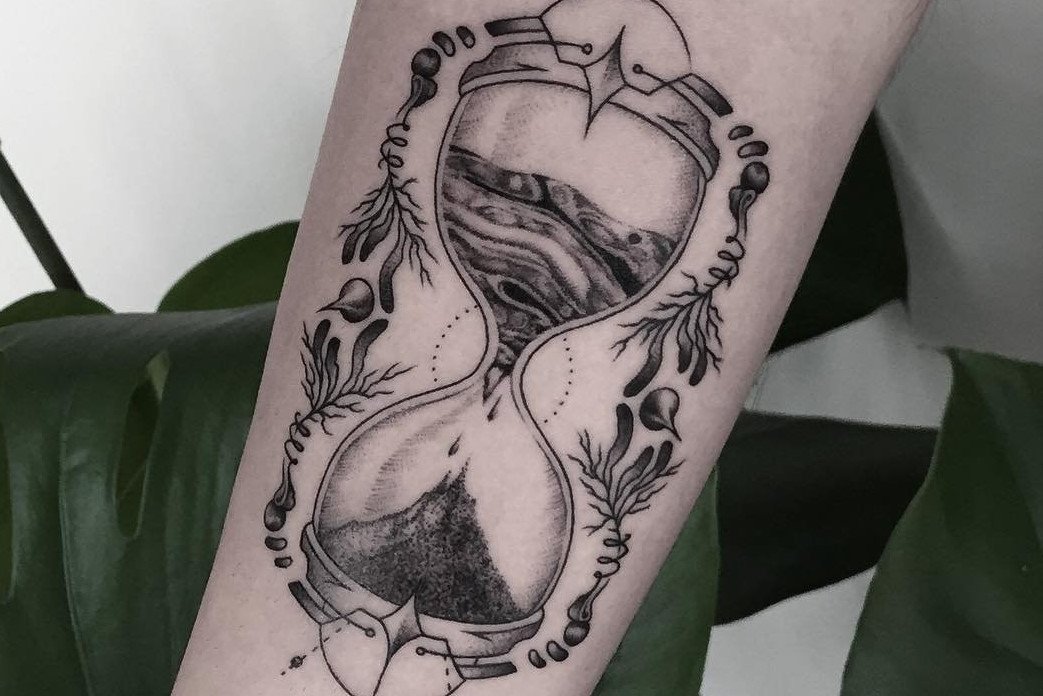 тату эскизы "Песочные часы"