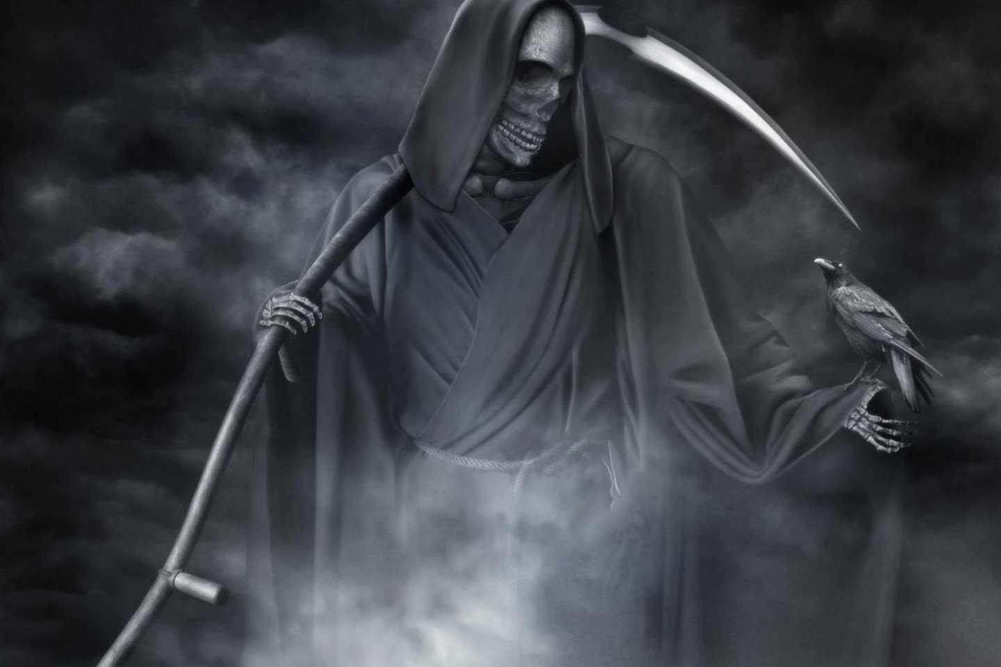 Тату-эскизы "смерть с косой"