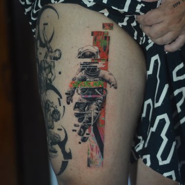 глітч-арт тату