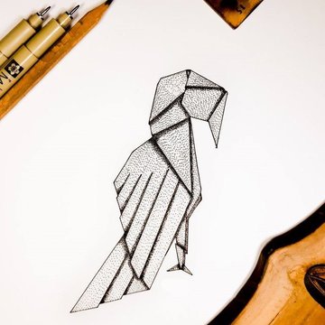 Тату-ескізи оригамі