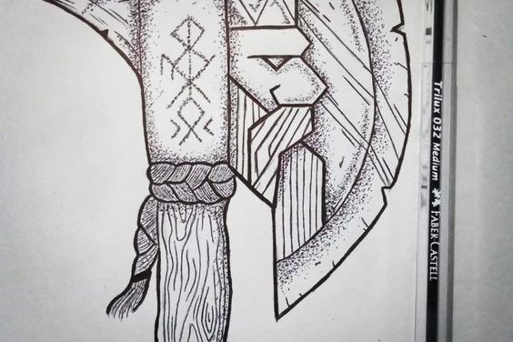 Тату-ескізи "Сокира"