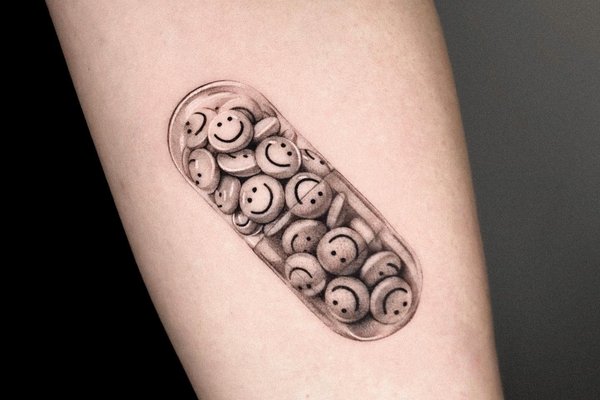 тату смайла