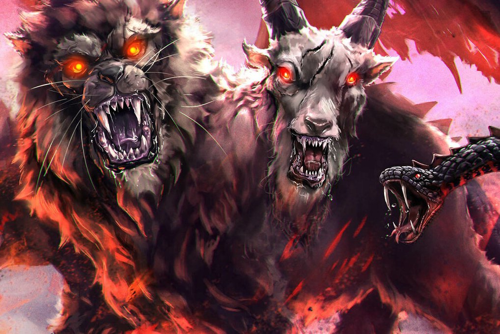 Тату-ескізи "Хімера"