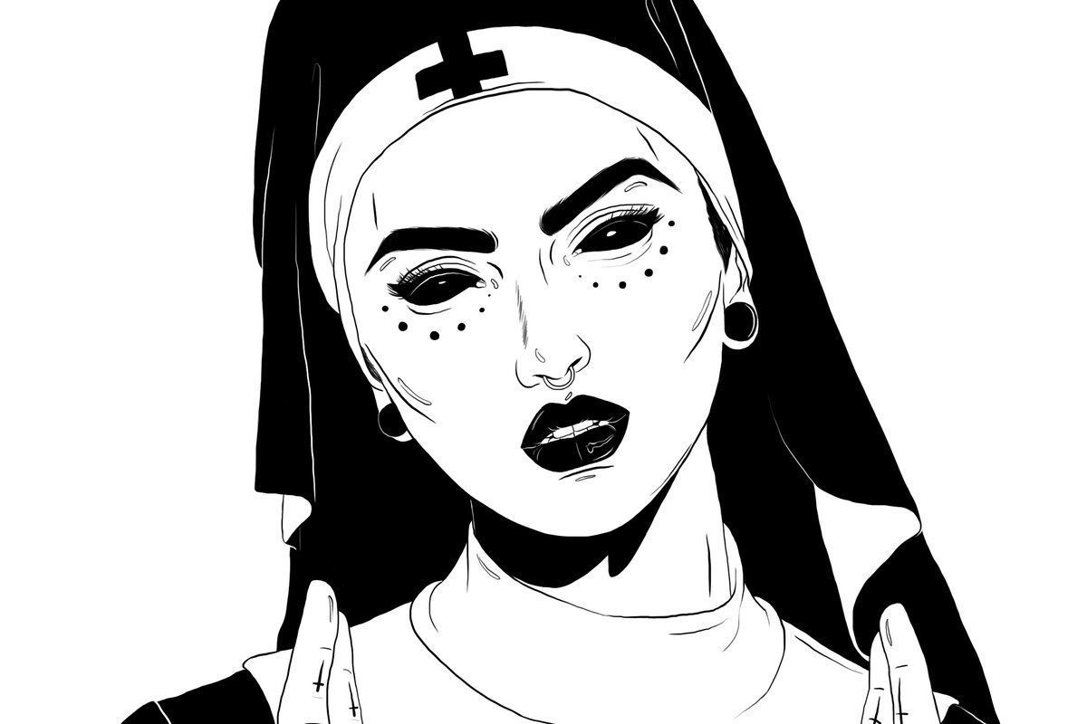 Чорно-білі тату-ескізи