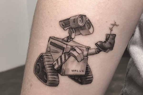 Тату - ескізи "Робот"