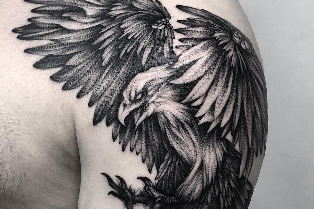 Тату-эскизы ястреба