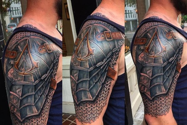 Тату эскизы доспехов